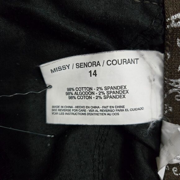 Erika Women 14 Brown Daria Corduroy Jeans Straight Leg High Rise - Picture 8 of 14